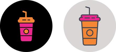 Milkshake Icon Design vector