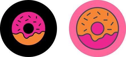 diseño de icono de donut vector