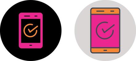 Tick Icon Design vector