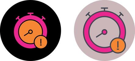 Run Time Icon Design vector