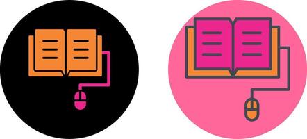 Online Course Icon Design vector