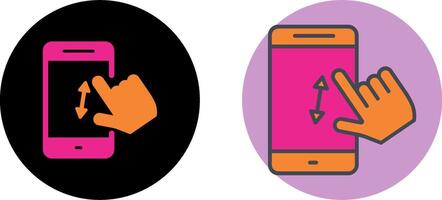 Swipe Icon Design vector