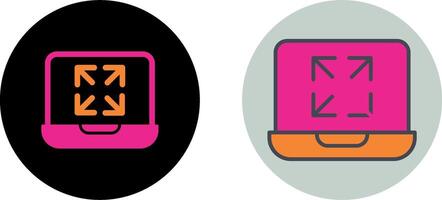 Maximize Icon Design vector