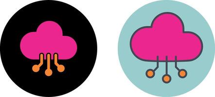 Cloud Computing Icon Design vector