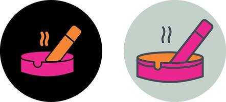 Ashtray Icon Design vector