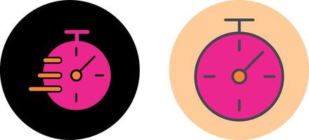 Flex Time Icon Design vector