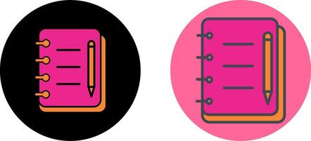 Journal Icon Design vector