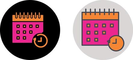 Period Time Icon Design vector