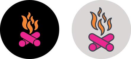 Bonfire Icon Design vector