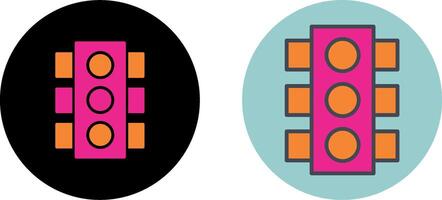Traffic Light Icon Design vector