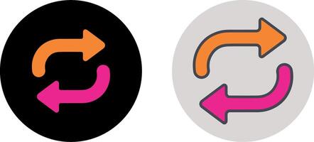 Repeat Icon Design vector