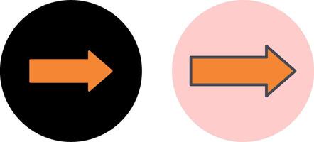 Arrow Right Icon Design vector