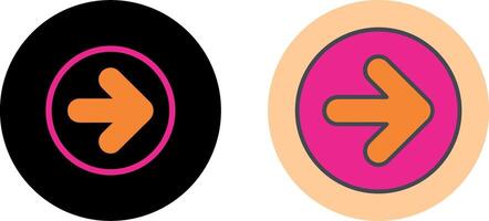 To Right Icon Design vector
