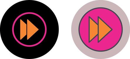 Next Icon Design vector