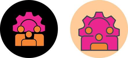 Manage Icon Design vector