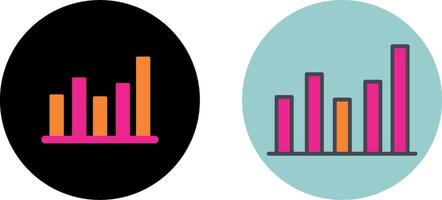 Chart Icon Design vector