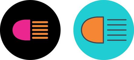 Headlight Icon Design vector