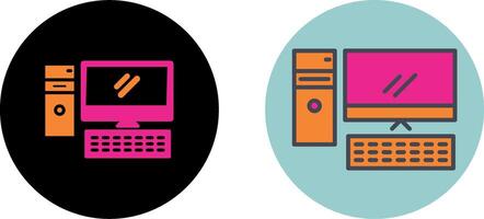 Computer Icon Design vector