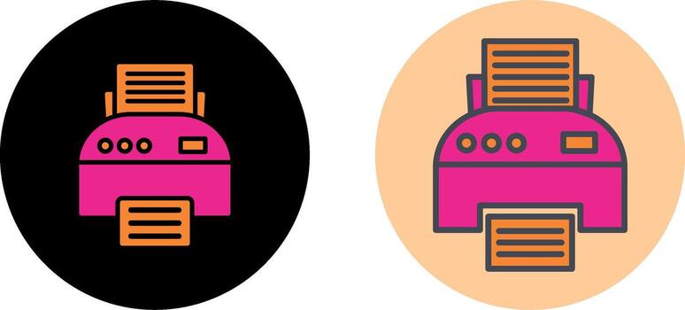 diseño de icono de impresora vector