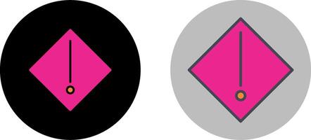 Warning Icon Design vector