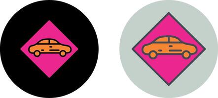 Dangerous Vehicle Icon Design vector