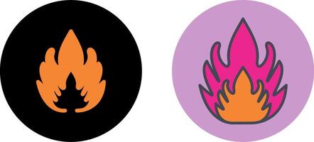 Flammable Material Icon Design vector