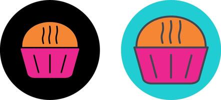 Cream Muffin Icon Design vector