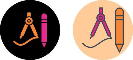 Drawing Tools Icon Design vector