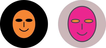 Ancient Face Mask Icon Design vector