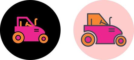 Tractor Icon Design vector