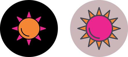 Sun I Icon Design vector