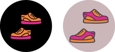 zapatillas icono diseño vector