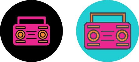 Cassette Player Icon Design vector