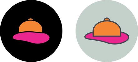 mujeres sombrero icono diseño vector