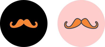 diseño de icono de bigote vector