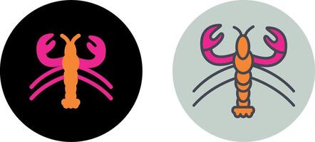 Lobster Icon Design vector