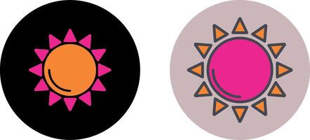 Sun Icon Design vector