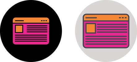 Blogging Services Icon Design vector