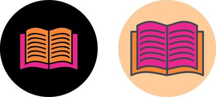 Textbook Icon Design vector