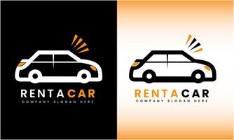 rent a car logo design icon template vector