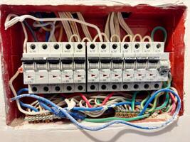 Assorted Wires and Wire Box photo