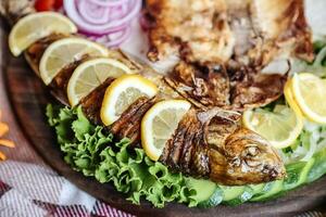 Savor a Flavorful Dish With Lemon, Shrimp, and Onions photo