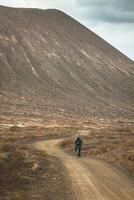 Volcano at La Graciosa, Canary Islands, Spain. photo