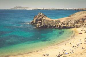 Papagayo Beach, Lanzarote, Canary Islands photo