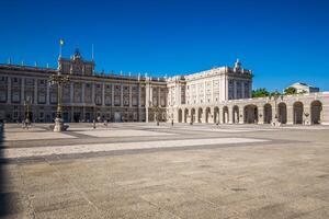 palacio real - Español real palacio en Madrid foto