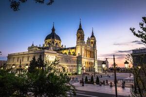 Catedral de la almudena de Madrid,Spain photo