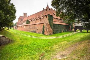 el castillo Malbork en Polonia foto