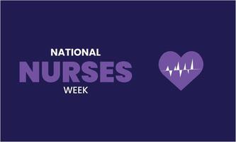 nacional enfermeras semana compasión en acción abrazando vector