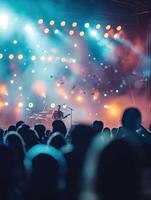AI generated Music festival or concert photo