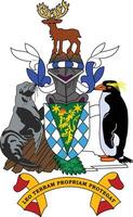 Coat of arms of South Georgia and the South Sandwich Islands vector